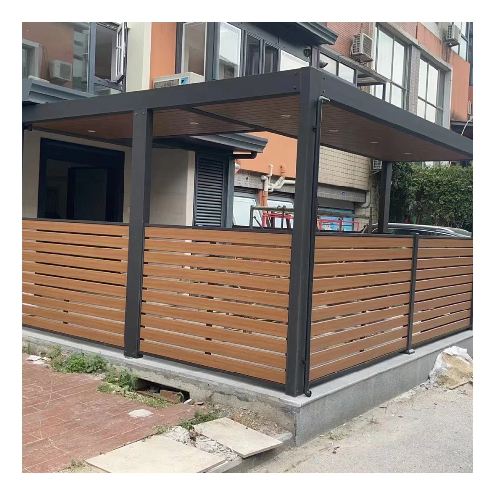 Outdoor WPC Wall Panel Board Composition Wall Cladding for Villa Application Composite Wall Board