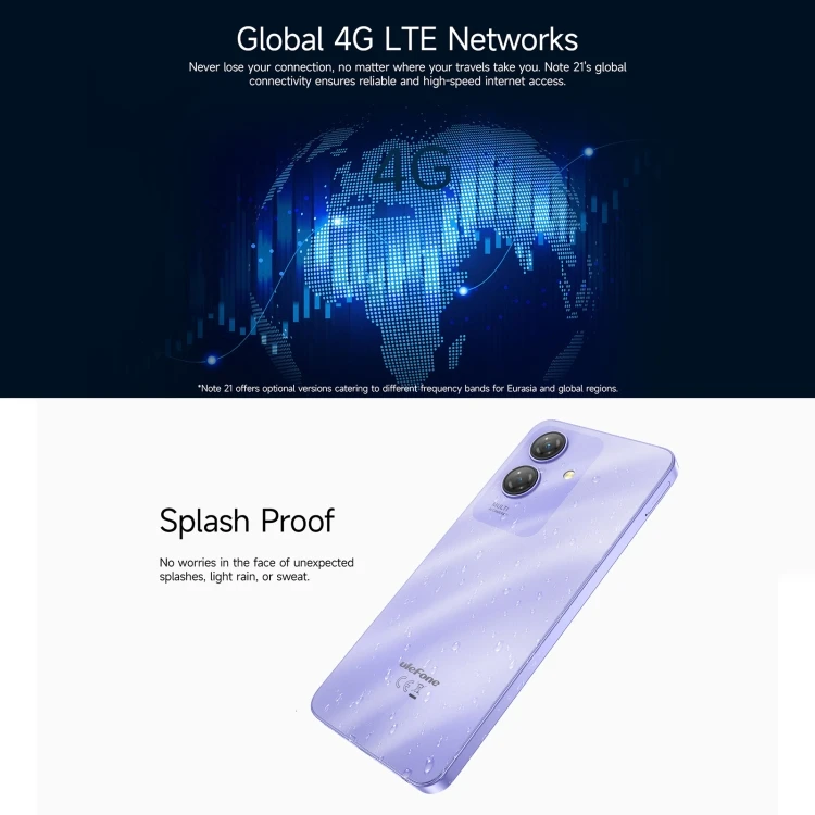 Новое поступление бестселлер дропшиппинг Ulefone Note 21 4 ГБ + 128 смартфон 6 56 дюймов Android 14 мобильный телефон
