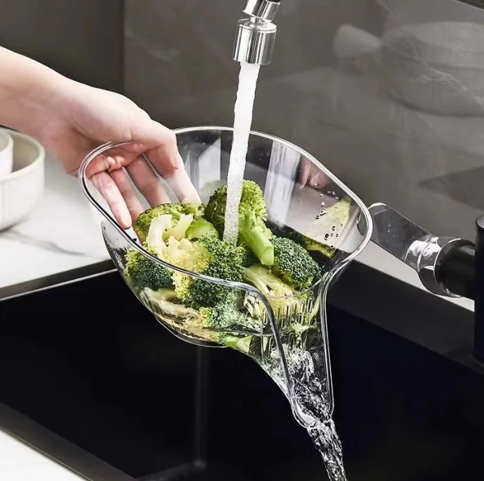 Multi-functional drain basket Kitchen washing basket