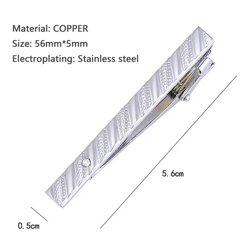 Зажим для галстука мужской галстук бара рубашка ассортимент стикеров булавка для галстука аксессуары для галстука из меди с покрытием из нержавеющей стали от производителя