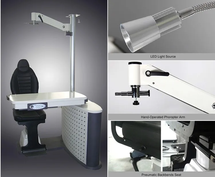 Оптометрический аппарат для электрическая настольная экономическая офтальмологический, оптометрический комбинированный стол стул блок CT-360 офтальмологический диагностический прибор, мебель для офиса