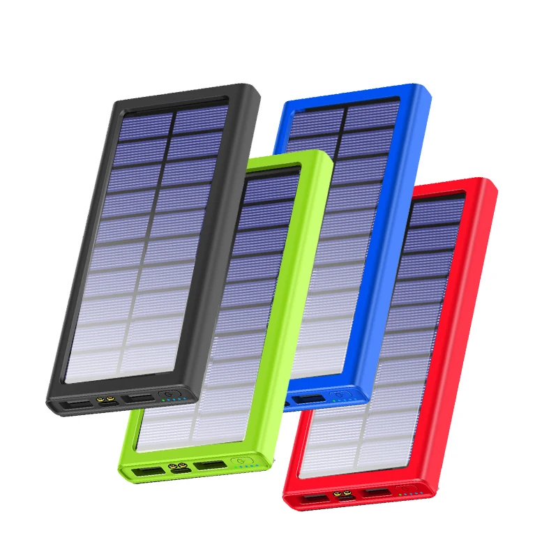 Kitway Ultra Slim Outdoor Waterproof 100% Full Capacity Solar Charging Power Solar Charger Aluminium External Battery Backup