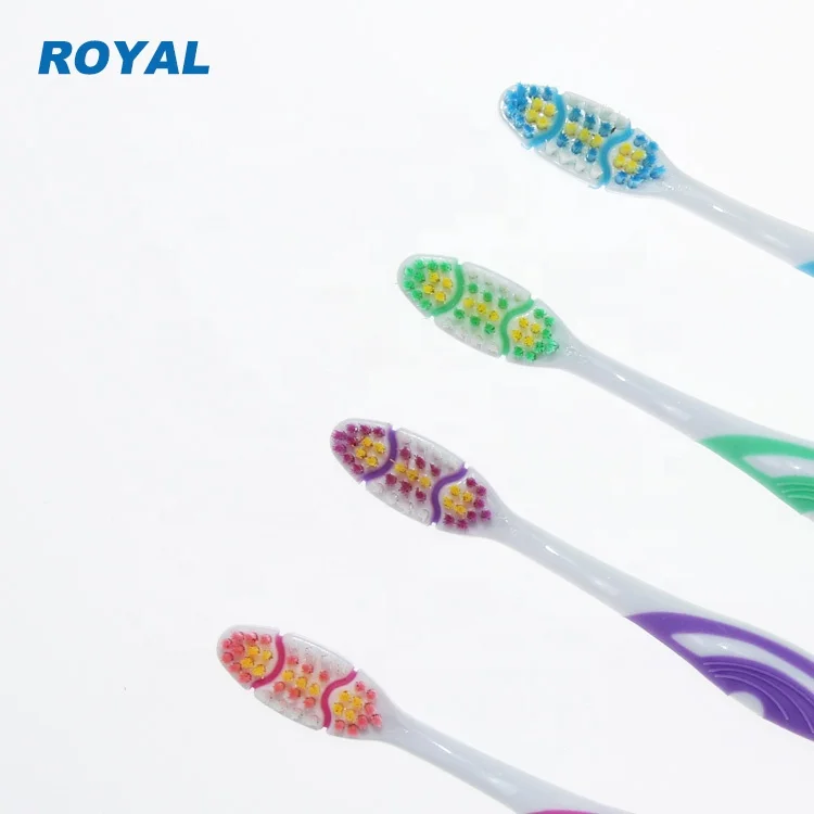 Toothbrush supplier gum massage plastic manual toothbrush best 2024 adult home morning teeth cleaning brash