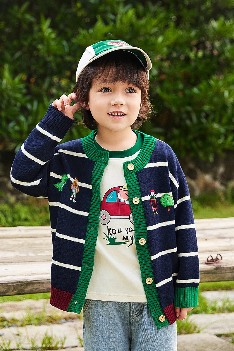 Child Fashion Clothing Wholesale Kids Baby Sweaters Knitted cardigan Autumn Winter  Sweater OEM and ODM