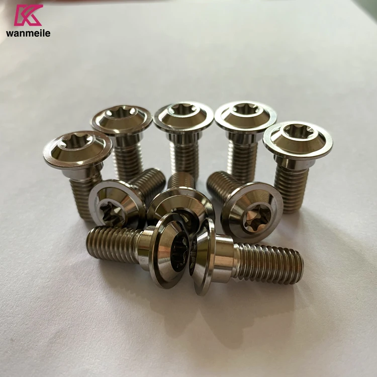 Titanium Alloy Bolt Aluminum Baoji Bolts Titanium Ti Wheel Stud Bolts Ti64-1