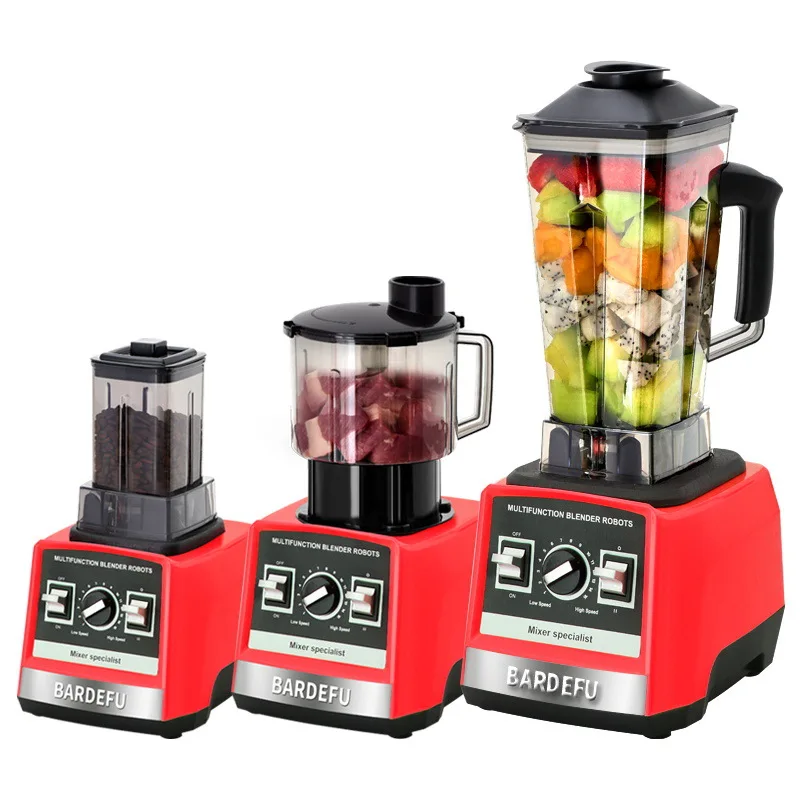 3 in 1 Blender set 9500w High Speed Juicer Set With 9525 Motor OEM 2.5L Commercial Blender