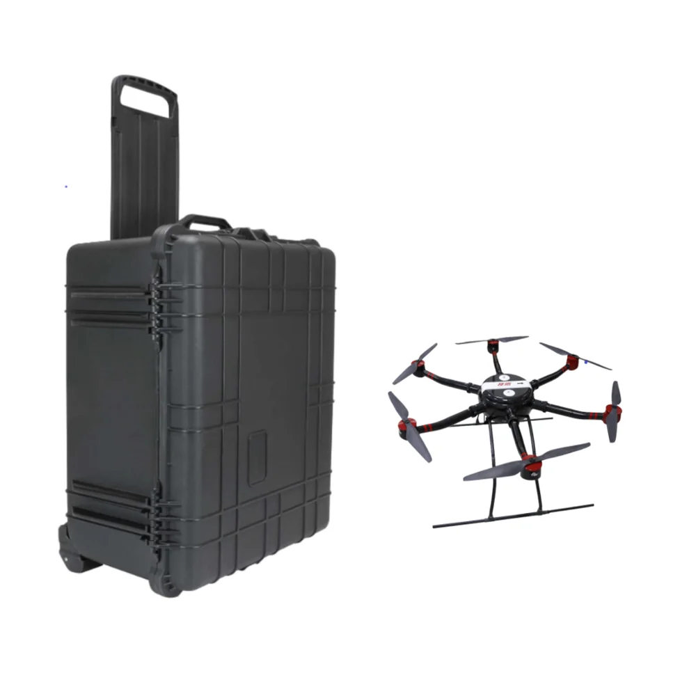 Waterproof Plastic Hard Trolley Protective Tool case Equipment Box