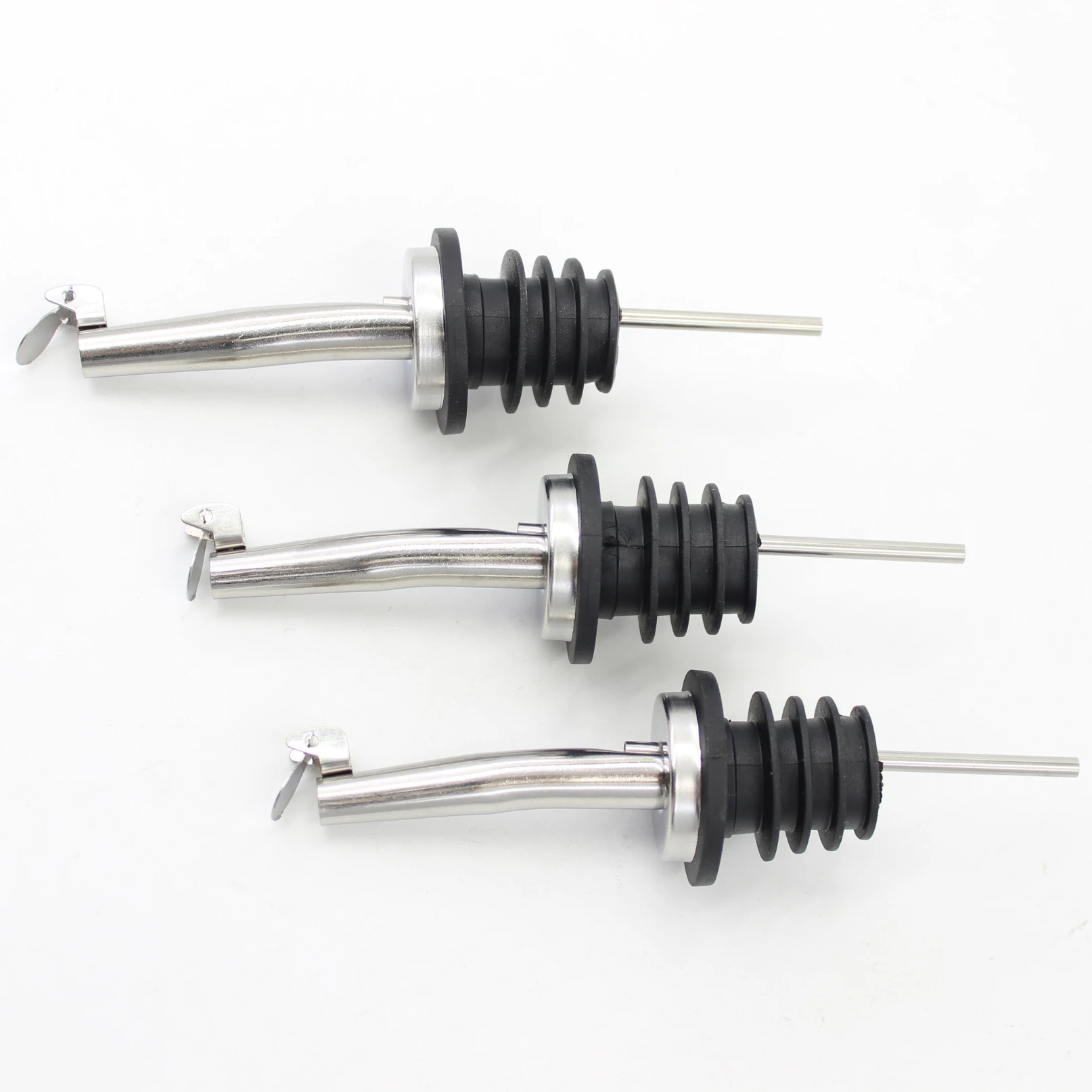 Stainless Steel Champagne Red Wine Drink Stoppers Bottle Pourers Cork Spout Wine Stopper Cocktail Bar Accessories