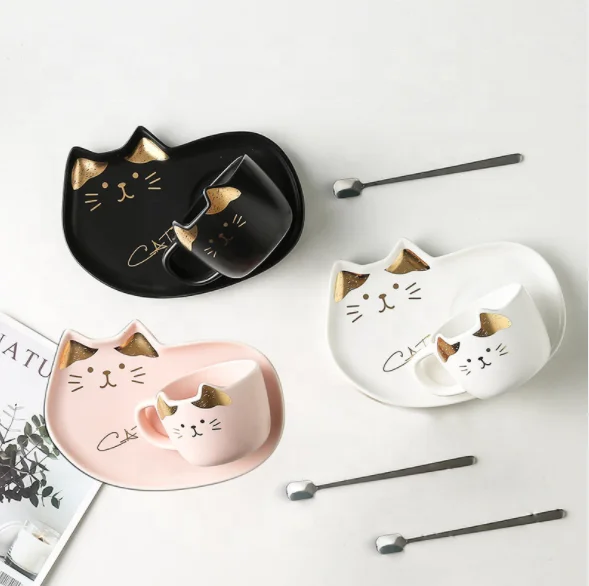  Кружка с котом из Пномпеня керамическая кружка для кофе чая