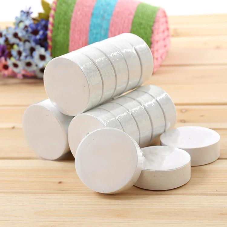 Disposable Compressed towel viscose soft cotton towel tablets square outdoor travel towel