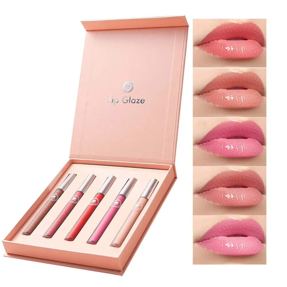 High Quality Natural Vegan Cute Moisturizing Lip Gloss Glitter Lip Glaze Liquid Lipstick