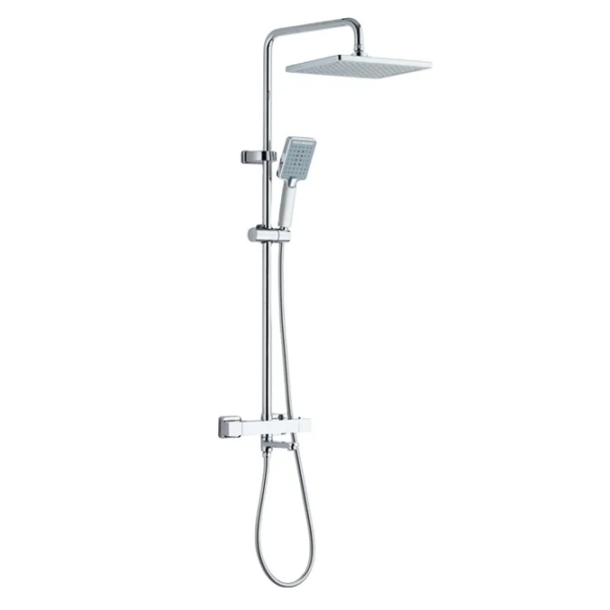 
Bathroom abs chrome shower system column set 