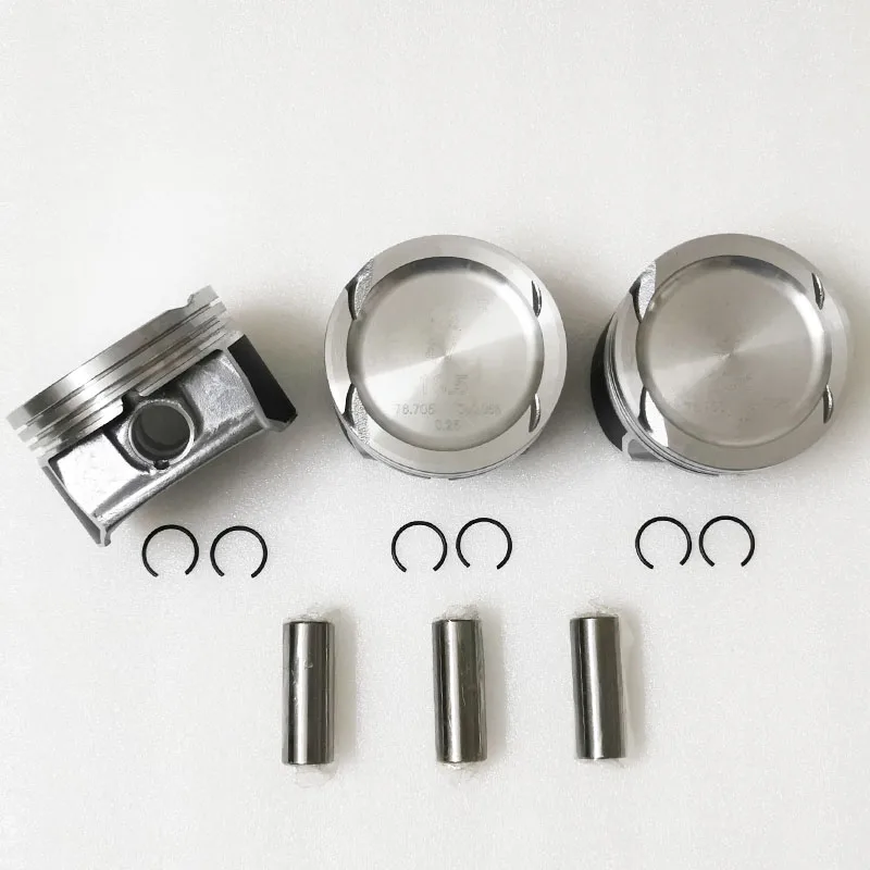 03E107065P 03E 107 065Q 03E107065J Engine Piston for VW Polo Seat Skoda Fabia 1.2TSI 12V BBM BME CGP CGPA CGPB +0.25MM Oversize