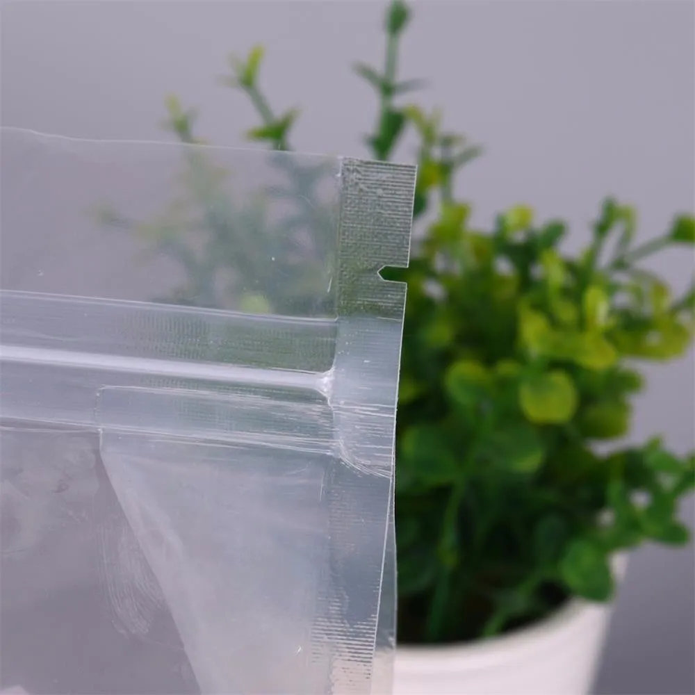 custom dried fruit self-supporting Ziplock bag high quality transparent food packaging Sealing medicine plastic bag