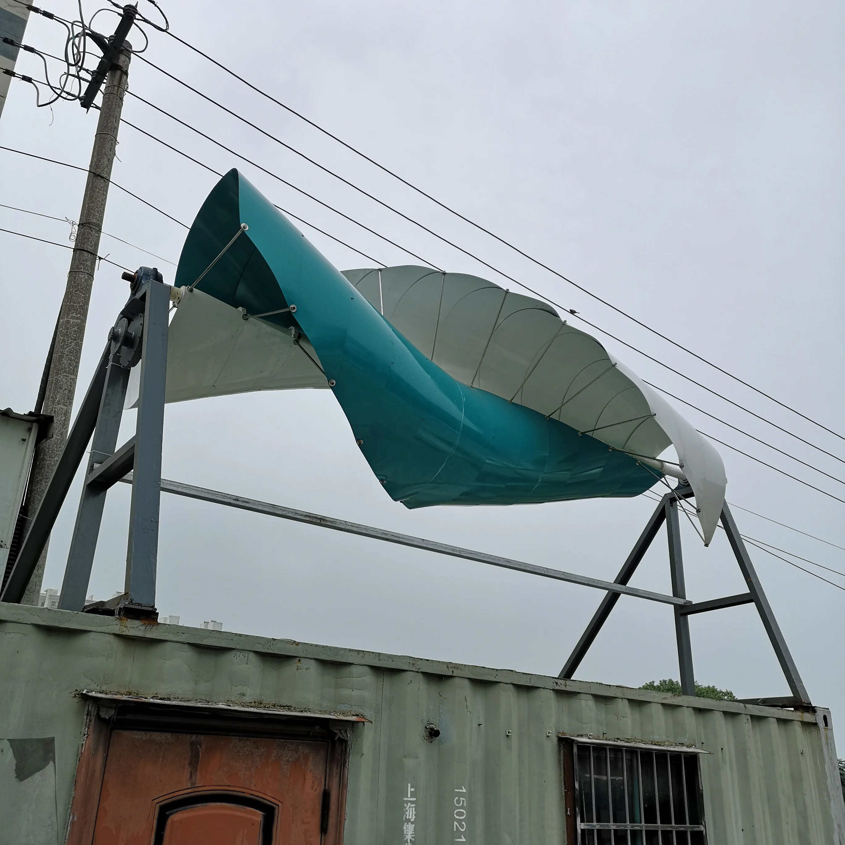 Wind Power 1kw 3kw 5kw 10kw 3KW 48V 96V Barrel Shape Vertical Axis Wind Turbine Generator for Home
