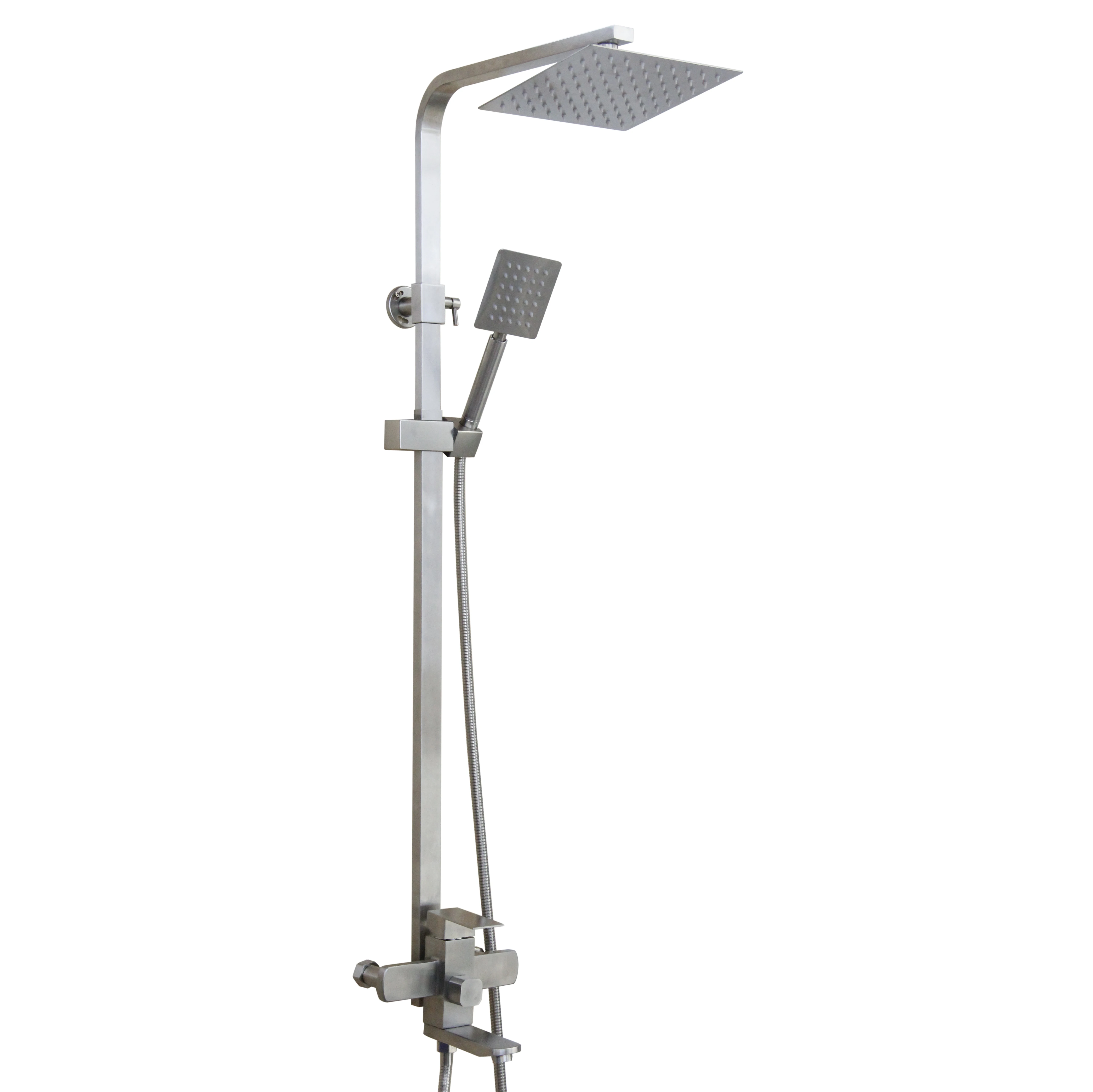 Factory Wholesale Modern Hot Sale Stainless Steel Body Shower Set Bathroom Multi-function Rainfall Shower Set