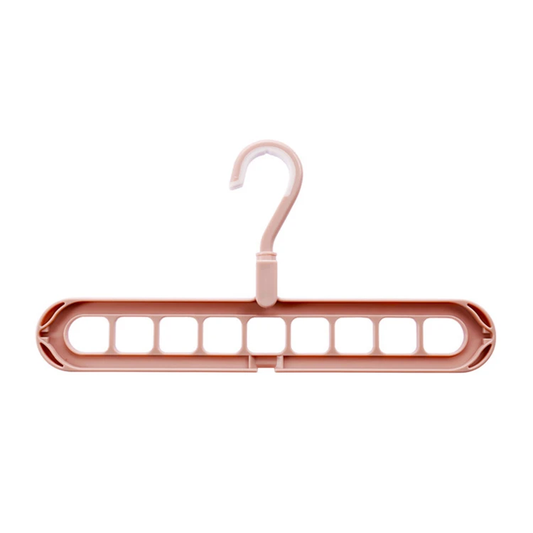 9 Holes Multi-fuction Colour Clothing Storage  Hanger