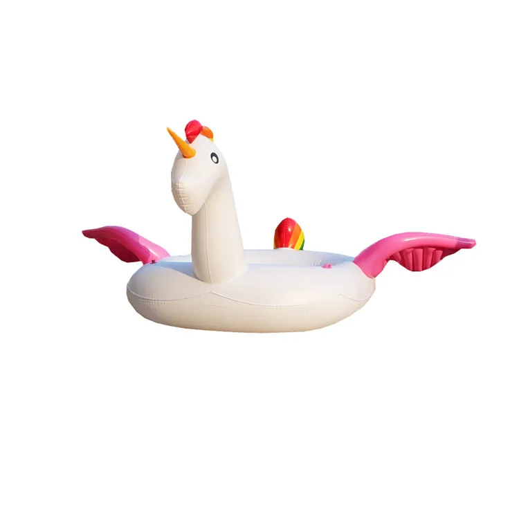 Huge 6 person Inflatable Unicorn Water Park Pool Toy Gigantic Flamingo Unicorn Inflatable Floating Island