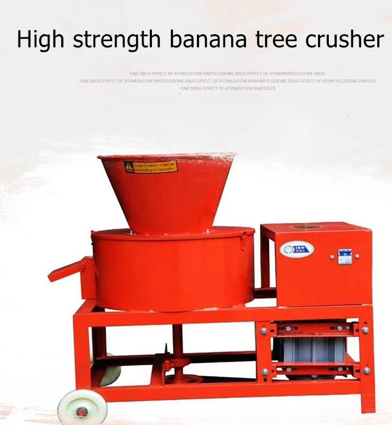 High Efficiency Farm Silage Straw Chopper Machine Banana Tree Straw Chopper Machine