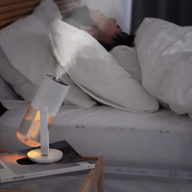 S07 hot sale USB charging mist night light humidifier 450ml large spray car home air dual spray humidifier