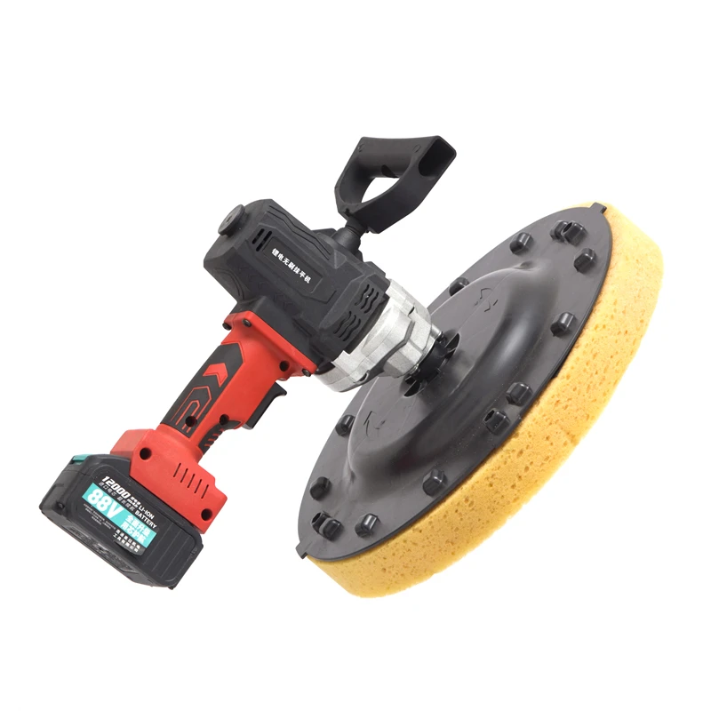 110/220V Electric Wall Sander Cement Mortar Trowel Li ion Battery Automatic Mixer Plastering Wall Smoothing Polishing Machine