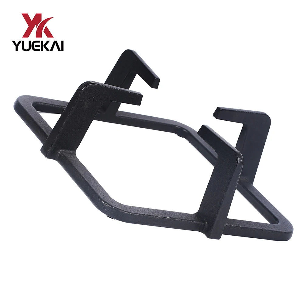 Легкая подставка для сковороды, низкая дешевая Встроенная газовая плита, эмалевые чугунные детали для горелки, чугунная подставка для сковороды