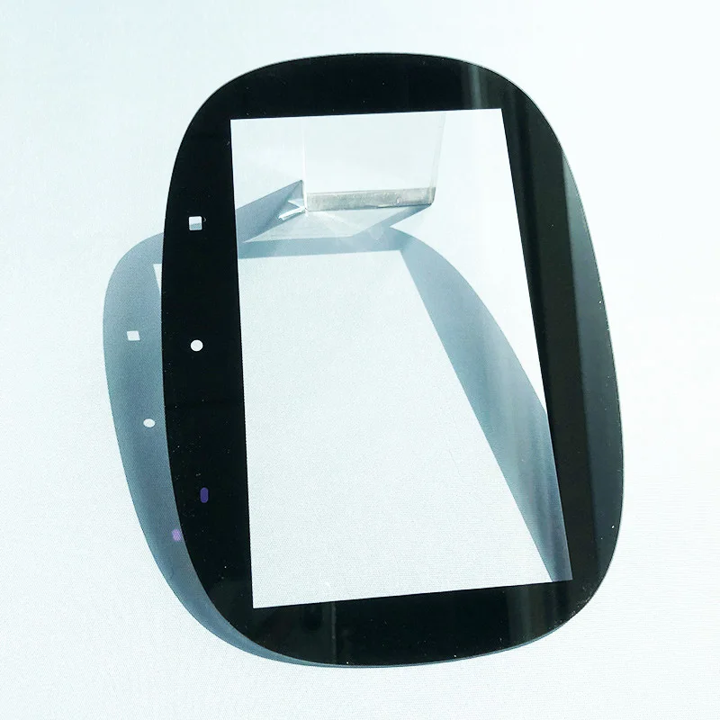 Custom cut thin 1mm  2mm  corning gorilla glass silk screen printing glass for switch panel