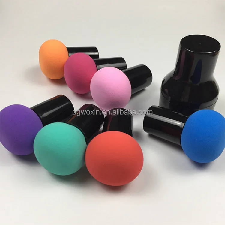 Губка для макияжа грибов с ручками и 3 чехла косметики лица: красота личная забота