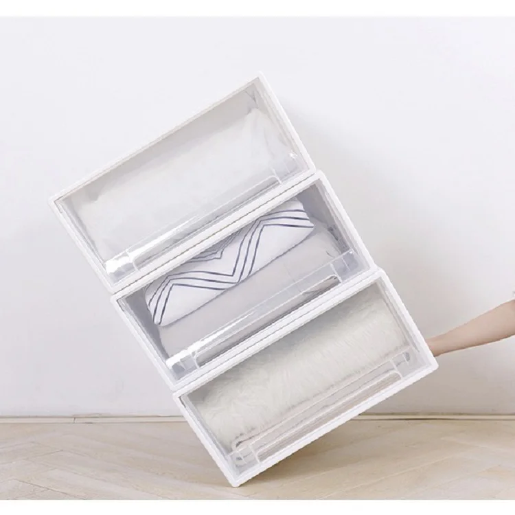 
High Quality Plastic Baby Clothes Drawer With Wheels 