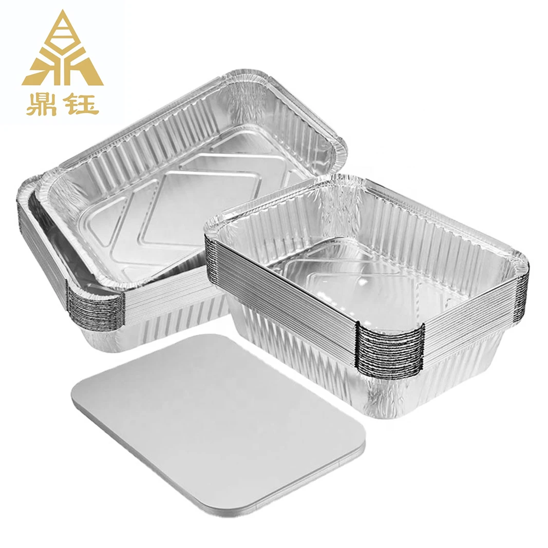 Disposable Oval Barbeque Aluminum Foil Turkey Tray Food Grade Large Roasting Container