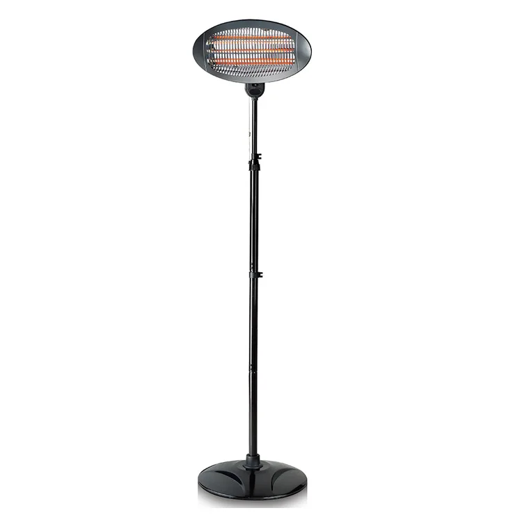 Waterproof IP23 Infrared Electric Outdoor Umbrella Terrace Adjustable Heater With Tip-over protection Garden Patio Heater