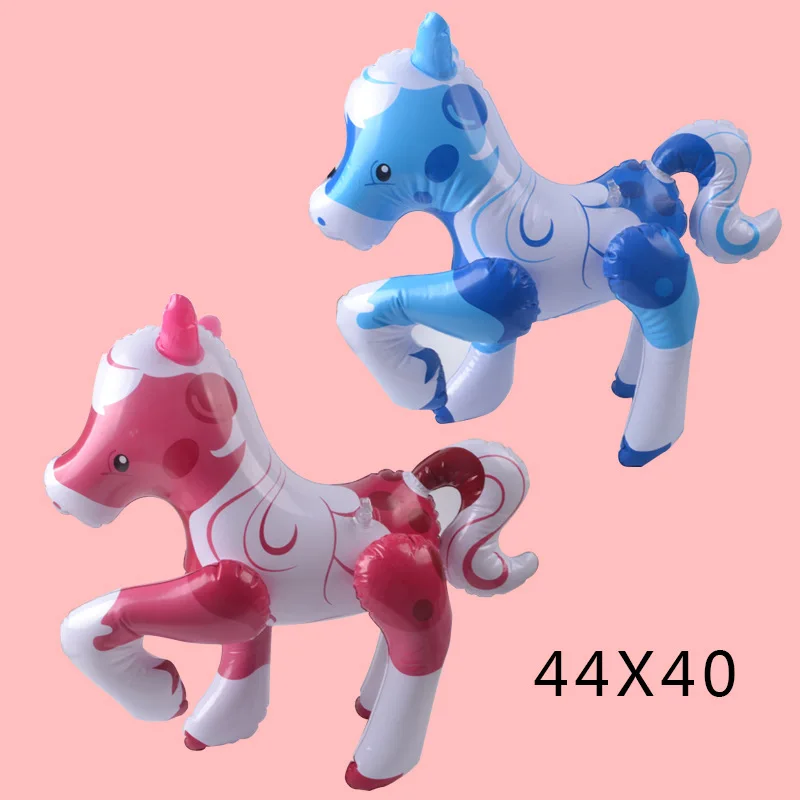 Cute Inflatable Cartoon Animal Toys For Children Party Decorations Kids Large Inflated Unicorn Horse Inflate Dinosaur Balloon