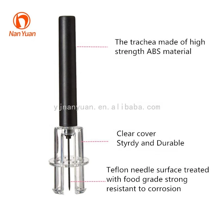 Bartenders durable waiter wine corkscrew air pressure pump wine bottle opener corkscrew