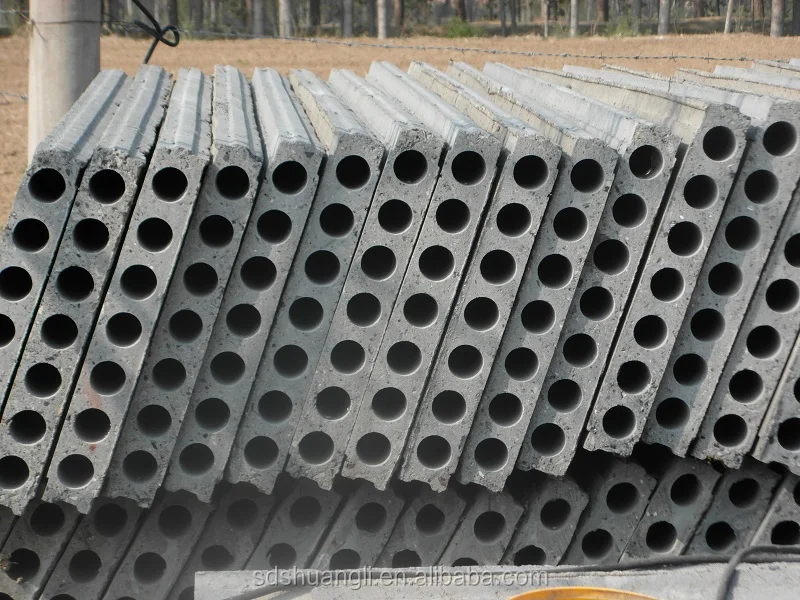 Precast Concrete Hollow Core Slab road block making machine