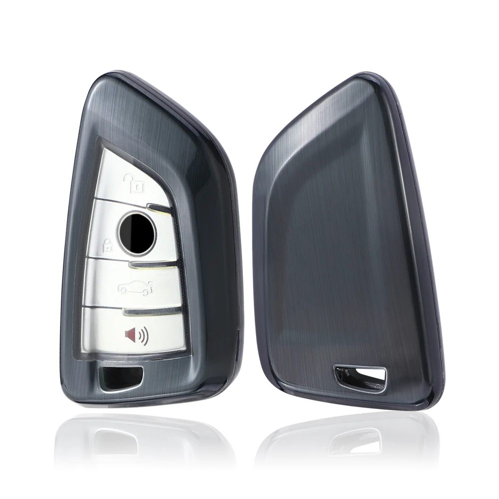 Чехол для автомобильного ключа из поликарбоната с матовой текстурой чехол смарт-брелока BMW серии 3/5/7/X