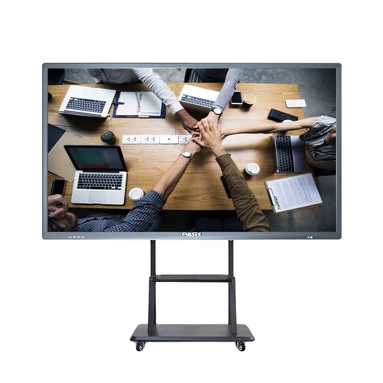 55 65 75 86 100 110 inch 4K Display Smart Whiteboard Interactive Smart Boards For Education Featuring Finger Multi Touch Screen