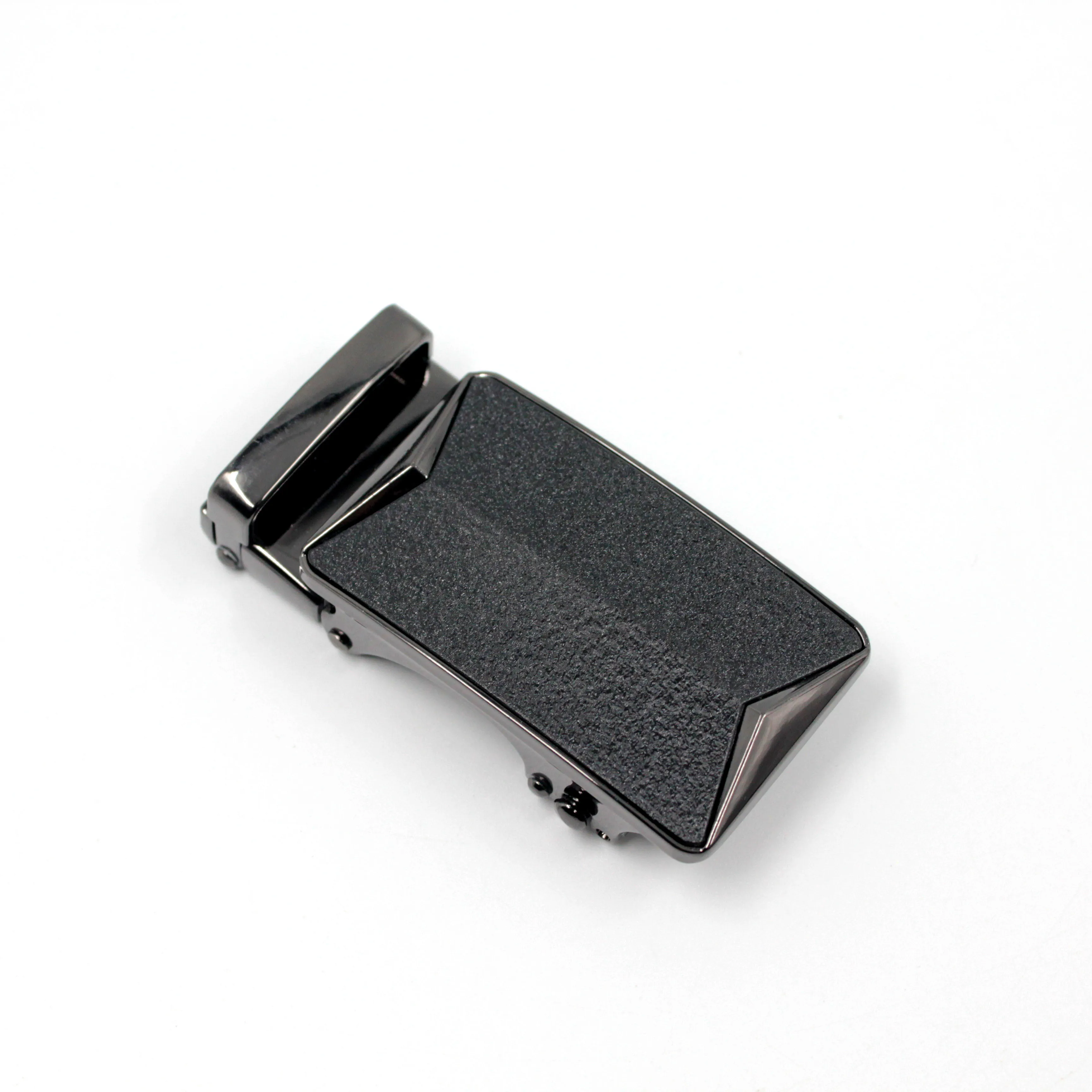 Custom Name Frosted Automatic Belt Buckle Ratchet Zinc Alloy Mens Belt Buckle Sliding Buckle 33MM Width