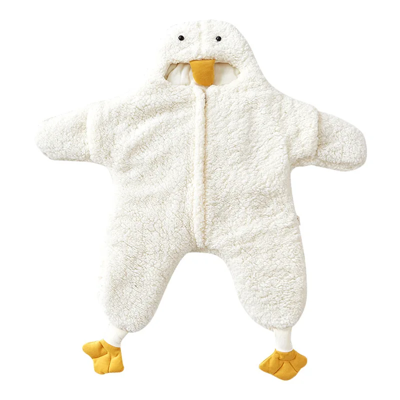 2022 Fashion Super Thicken Plush Baby Sleeping Bag Soft NewBorn FLeece Baby Blanket