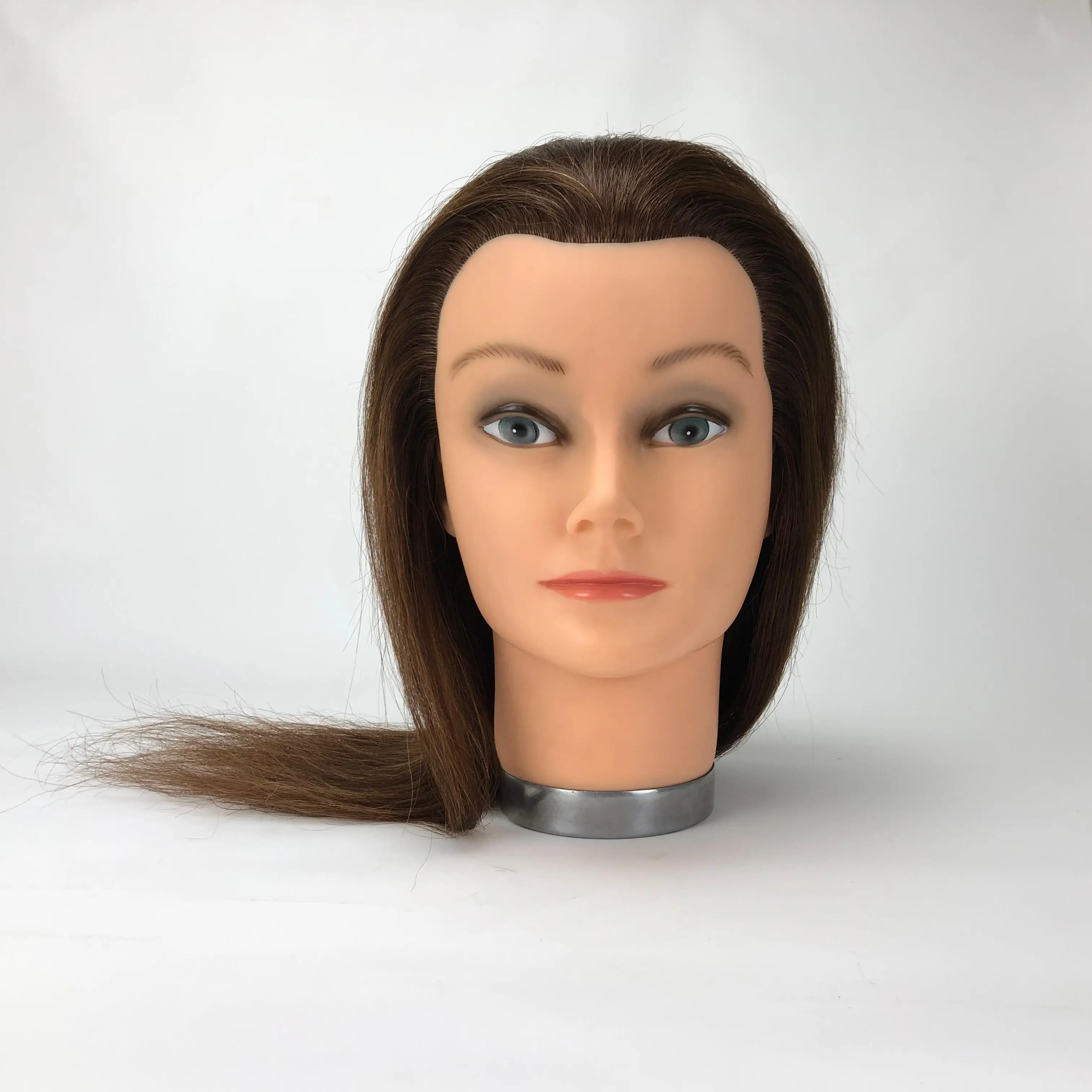 Wholesale Barber Hairdressing Training Head Dummy Doll Training Mannequin Head Human Hair Practice