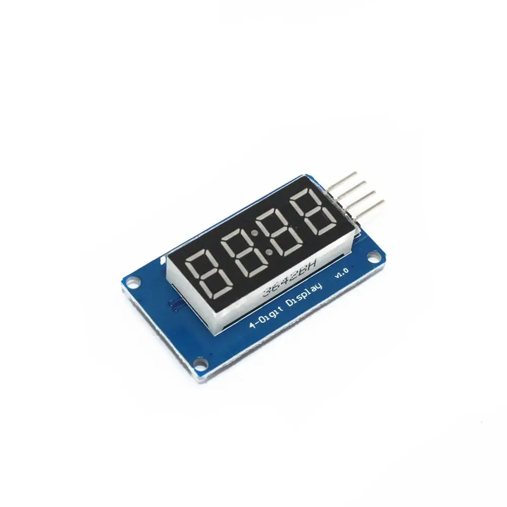 TM1637 4 Bits Digital LED Display Module For arduino 7 Segment 0.36Inch Clock RED Anode Tube Four Serial Driver Board