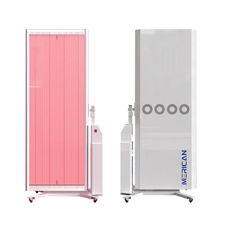 Adjustable 660nm 850nm Red Light Therapy Panel New Trend Whole Body Anti-Aging and Pain-Relief Standing Type
