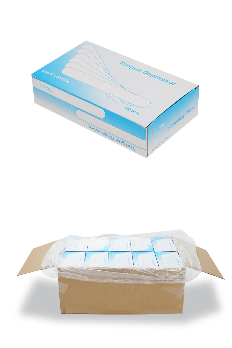 Disposable Medical Manufacturer Wooden Waxing Spatula tongue depressor