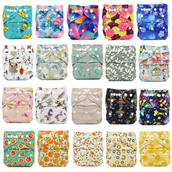 Asenappy One Size fit All Washable Cloth diaper Reusable Diaper for Toddle Baby