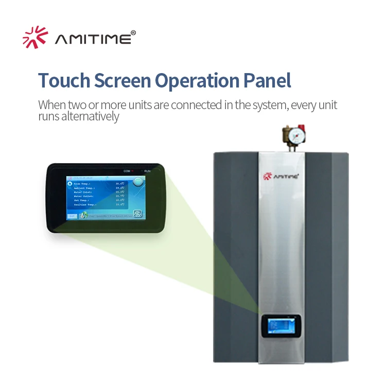 Amiitme Custom A+++ Energy Saving Wifi Support R32 9kW Heat Pump Split Air To Water Source Home Household Heat Pump