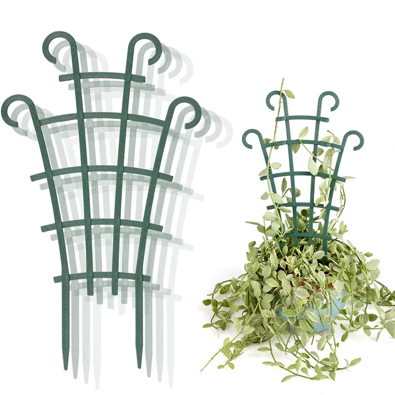 Plastic Garden Trellis Plant Grow Support Frame for Climbing Plants Support Stakes Vegetables Flowers Fruits