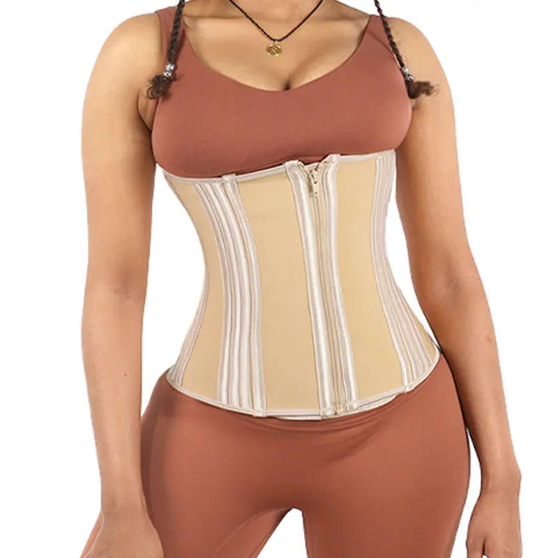 Corsets And Bustiers 2022 Leather Underbust Waist Slimming Busty Women Corset Lingerie With Steel Bones