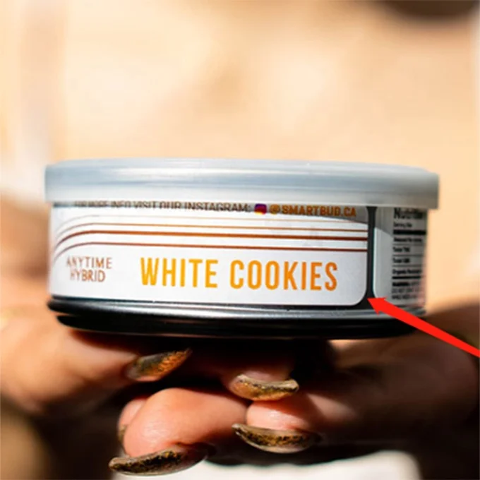 
Most Popular Best Seller Smart Bud Cans Package Clear Tubes Plastic Tube For Weed Tin 