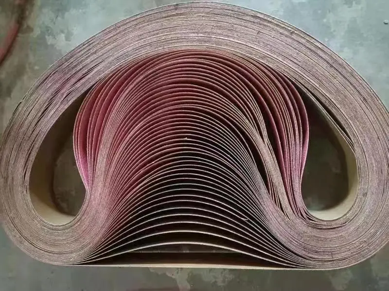 Ceramic coated abrasive  emery sand belt for stainless polishing