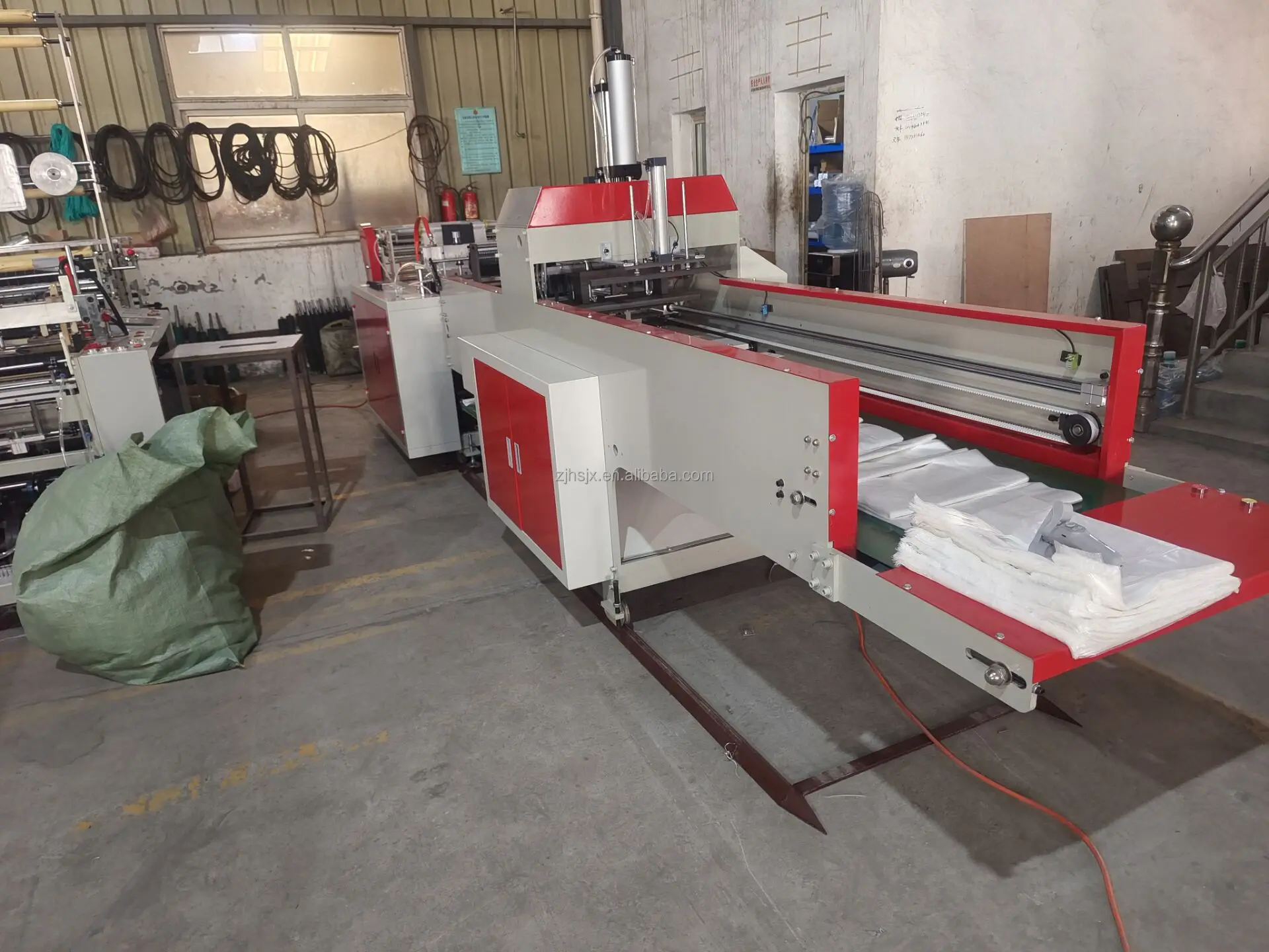 HSRQ-700G High speed 1 line polythene plastic shopping bag making machine