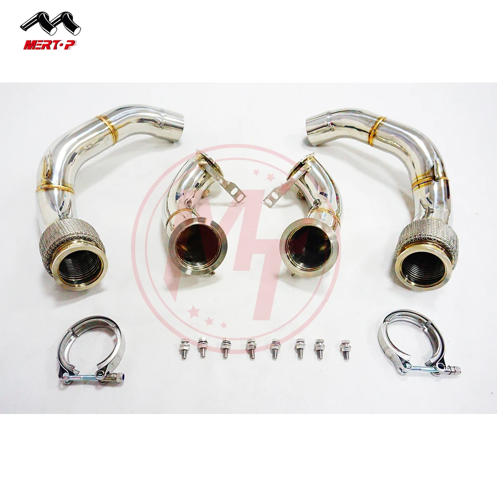 Mertop Racing Catless Downpipe для F91/F92/F93 M8 4 T S63 V8 2018 + M5
